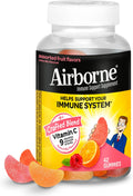 Airborne Immune Support Fruit-Flavored Gummies 42 Count
