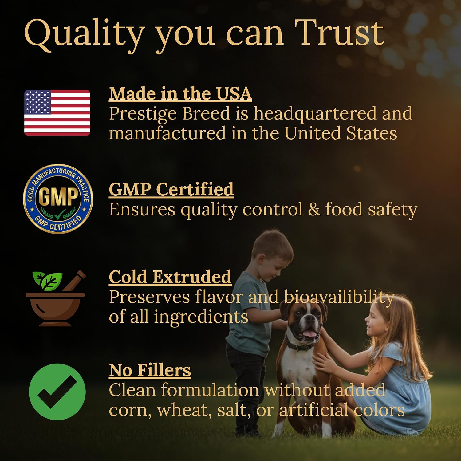 Prestige Breed Multivitamínicos, Nutrición Equilibrada para tu Boxer, 90 Comprimidos, Hecho en USA con Auténtico Bacon