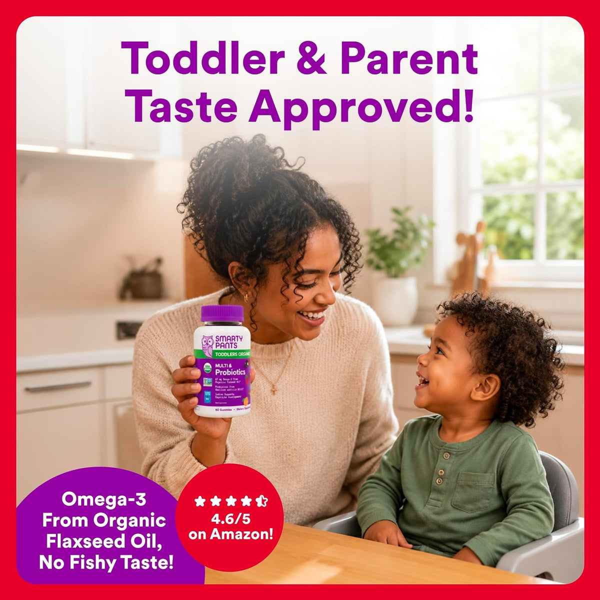 SmartyPants Organic Toddler Multivitamin – Vitamina B12 : contribuye a la formación normal de glóbulos rojos y al – Image 5