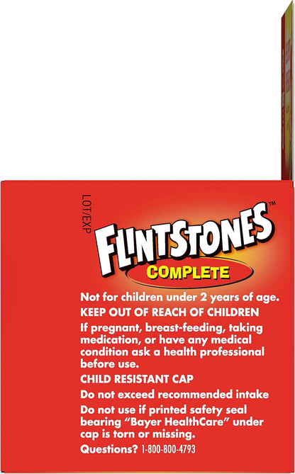 Flintstones Complete Multivitamin Suplemento, Comprimidos Masticables, 60 Unidades (Pack de 2) – Image 3