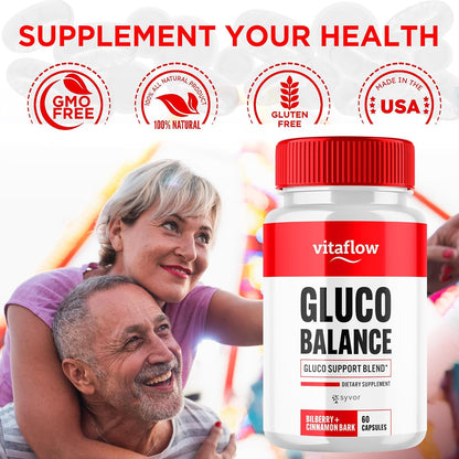 (2 Pack) Vitaflow Balance Suplemento en Cápsulas, Fórmula Avanzada con Ingredientes Naturales para Hombres y Mujeres (120 Cápsulas)