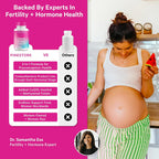 Pink Stork Gominolas de Fertilidad para Mujeres | CoQ10, Myo-Inositol, Folato Metilado | Apoyo para el Equilibrio Hormonal y la Función Ovárica | 60 Gominolas