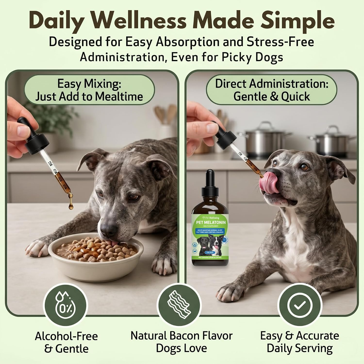 Pet Wellbeing Melatonina Líquida para Perros - 118 ml