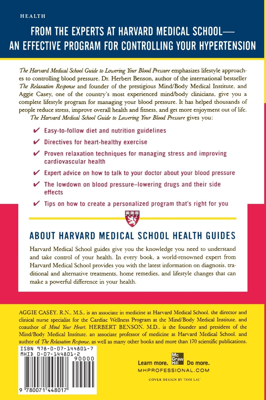 Guía de la Facultad de Medicina de Harvard para bajar la presión arterial