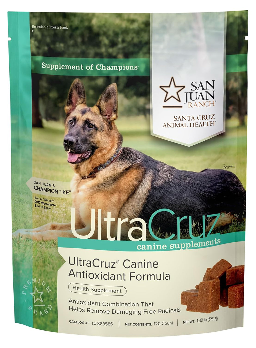 UltraCruz Antioxidante Canino, 120 comprimidos
