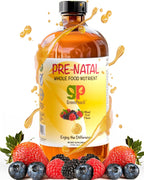 GreenPeach Vitaminas Prenatales Líquidas Orgánicas con Hierro y Folato - 32 Dosis