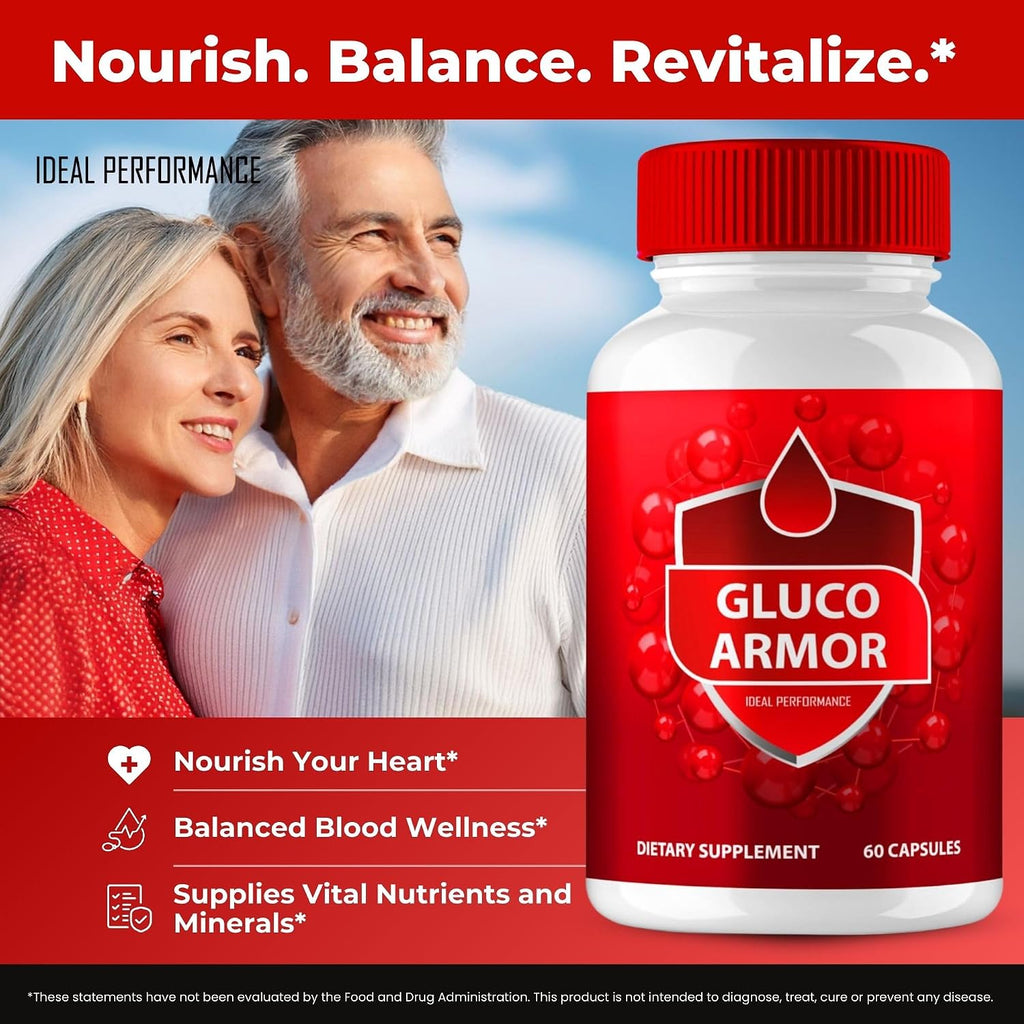 Gluco Armor Advanced Blood Formula Cápsulas (5 Pack)