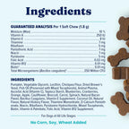 Solid Gold Multivitamínico para Perros - Gomitas Blandas - Apoyo Completo para Corazón, Sistema Inmunitario, Cerebro, Piel, Pelaje y Salud Digestiva con Vitamina C, B12, Probióticos y Antioxidantes - Sabor a Bacon 120 unidades