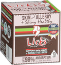 Licks Skin & Allergy Support - Gel de alergia para perros con Omega 3, cúrcuma y vitamina C - Soporte para la humedad de la piel y el pelaje - Sabor a pescado - 10 unidades