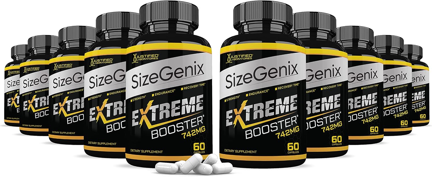 Sizegenix Fórmula Avanzada para la Salud Masculina - 600 Cápsulas (10 Paquetes)