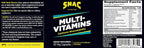 SNAC Multi-Vitamins Daily Supplement with Optimum Bio-Availability, 60 Cápsulas