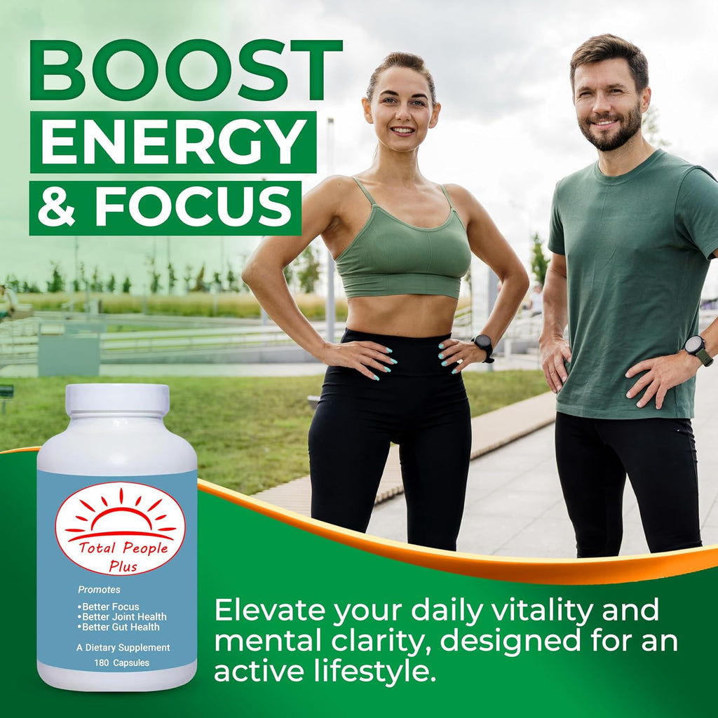 Total People Plus Multivitamin & Minerals for Adults - 180 Cápsulas