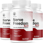 Nerve Freedom Pro (3 Pack) - 180 Cápsulas - Suplemento Natural para el Sistema Nervioso