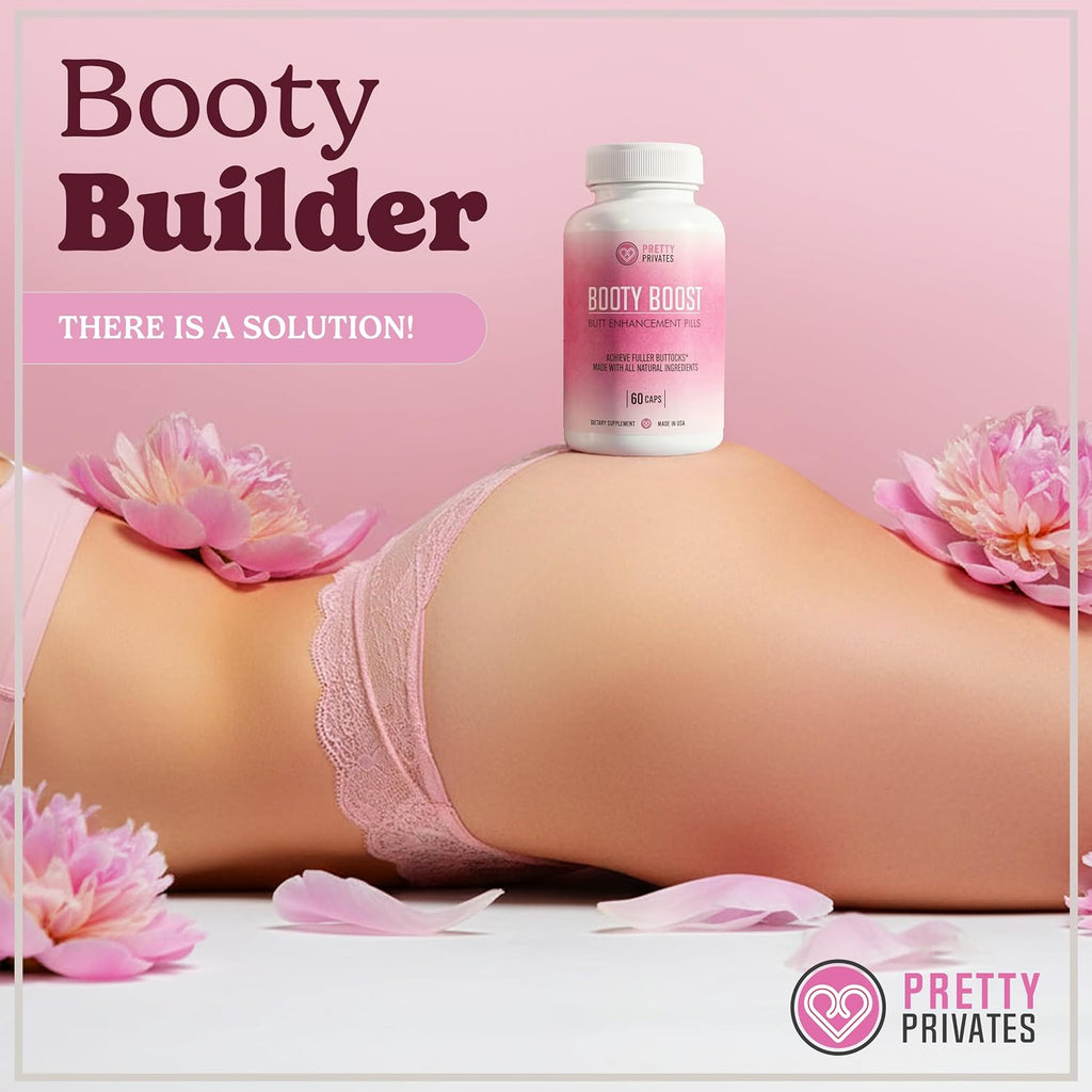 Pretty Privates Butt Enhancer - Suplemento para aumentar glúteos - 60 cápsulas