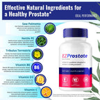 EZ Prostate Cápsulas – Pack de 2 – Fórmula Natural Avanzada de Máxima Potencia
