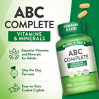 Nature's Truth ABC Complete Multivitamin - Multivitamínico Diario para Hombres y Mujeres - 100 Comprimidos
