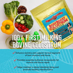 BodyBoost Calostro Bovino en Polvo 1 kg - 100% Calostro de Vaca Alimentada con Pasto
