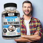 Kaya Naturals Multivitamínico para Hombres - Multivitamínico Prostático - Suplemento Diario de Multiminerales - 60 Cápsulas Veganas