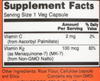 NOW Foods Vitamin K-2 MK-7 100 mcg, 60 Cápsulas Veganas