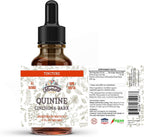 Tintura de Quinina Orgánica - Corteza Seca, Sin OGM, Sin Gluten, en Glicerina Vegetal 670 mg