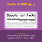 Natural Factors Biotina 10000 mcg, 60 cápsulas