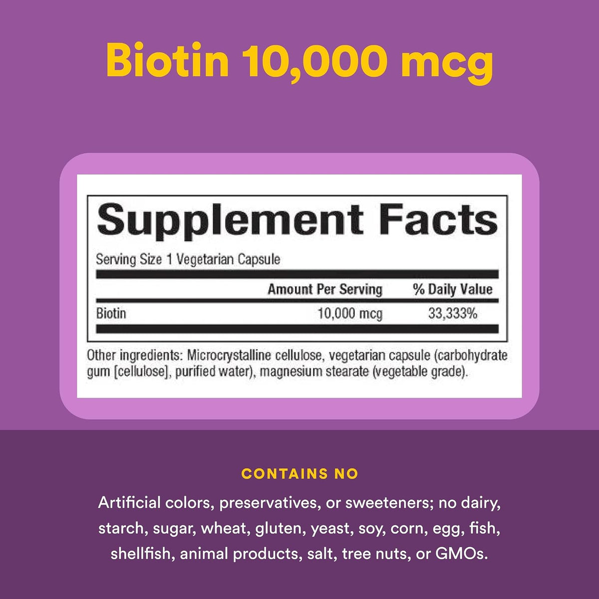 Natural Factors Biotina 10000 mcg, 60 – La biotina contribuye al mantenimiento de las membranas mucosas en – Image 4