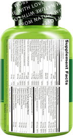 NATURELO Multivitamínico Diario para Mujeres – 60 Cápsulas