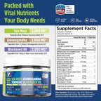 A1 Body Fuel Gominolas de Sea Moss, Fórmula 10 en 1, 90 unidades