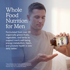 Garden of Life Once Daily Multivitamínico para Hombres - Alimentos Integrales, Orgánico, 60 Comprimidos