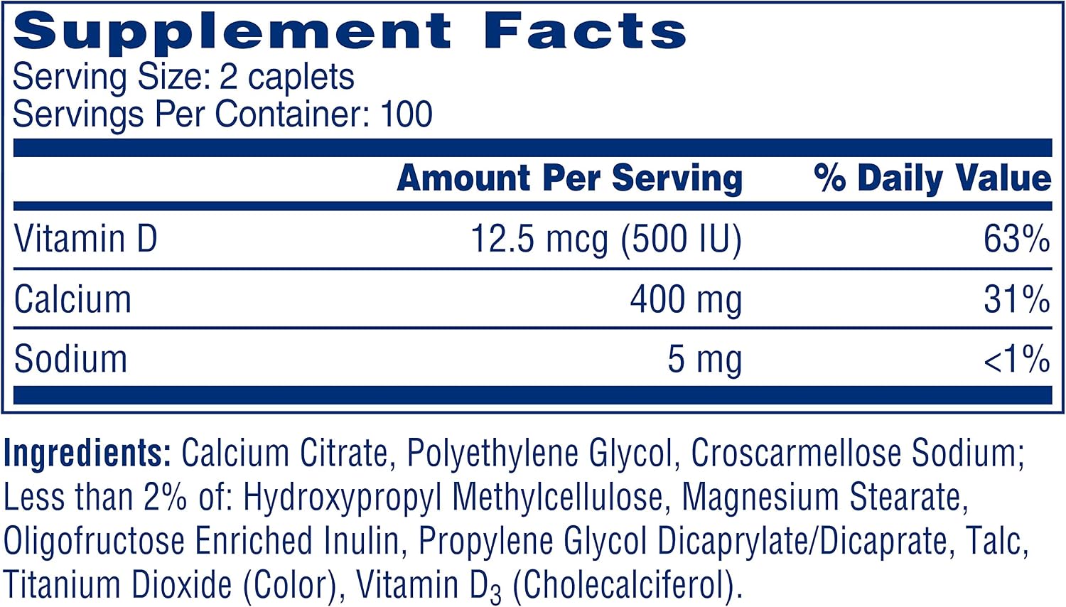 Citracal Petites with Vitamin D3 - 200 Tablets (Pack of 3)