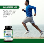 EMERALD LABS Multivitamínico diario para hombres - Sin aditivos, 60 cápsulas vegetales