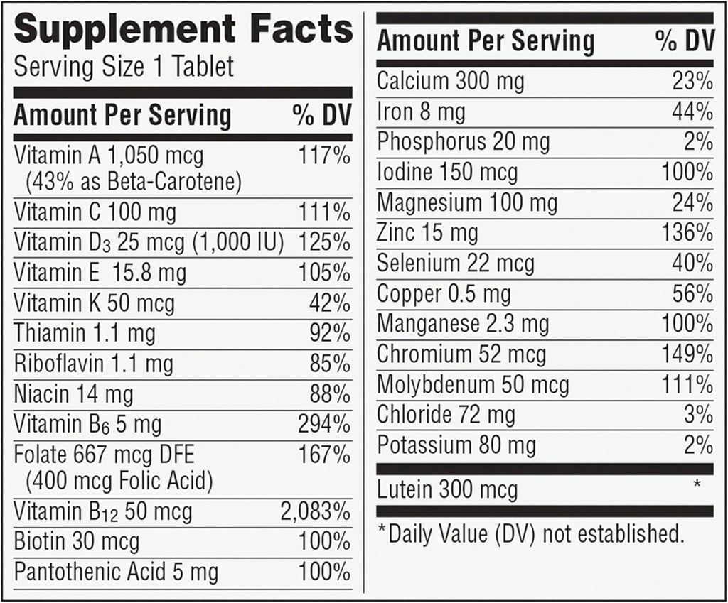 Centrum Silver Mujeres Multivitamínico para Mujeres 50 Plus - 65 Comprimidos