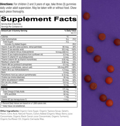 SmartyPants Toddler Multivitamin - Gominolas – Zinc : contribuye al funcionamiento normal del sistema inmunitario. – Image 3