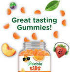 Doctors Orders Lifeable Kids Vitamin C Gummies para niños | 250 mg | Gominolas veganas de vitamina C | 120 gominolas