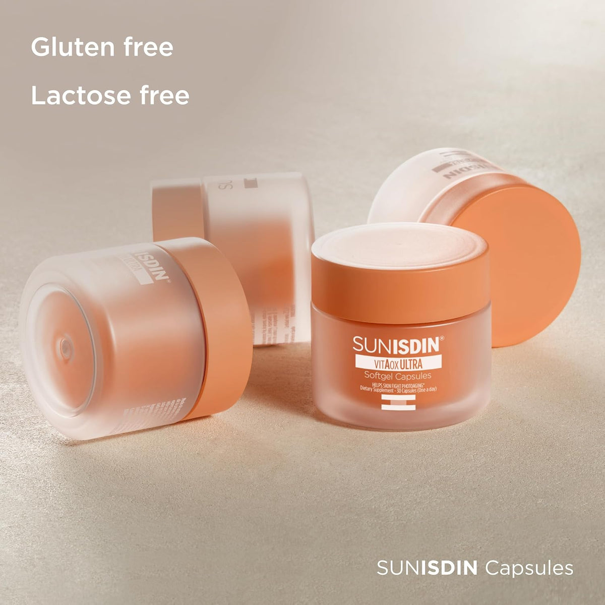 SUNISDIN - Daily Skin Care Antioxidant Supplement with Vitamin E and A - 30 Softgel Capsules – Image 5