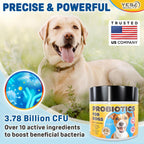 Probióticos para Perros con Prebióticos - 120 Comprimidos Sabor Pollo