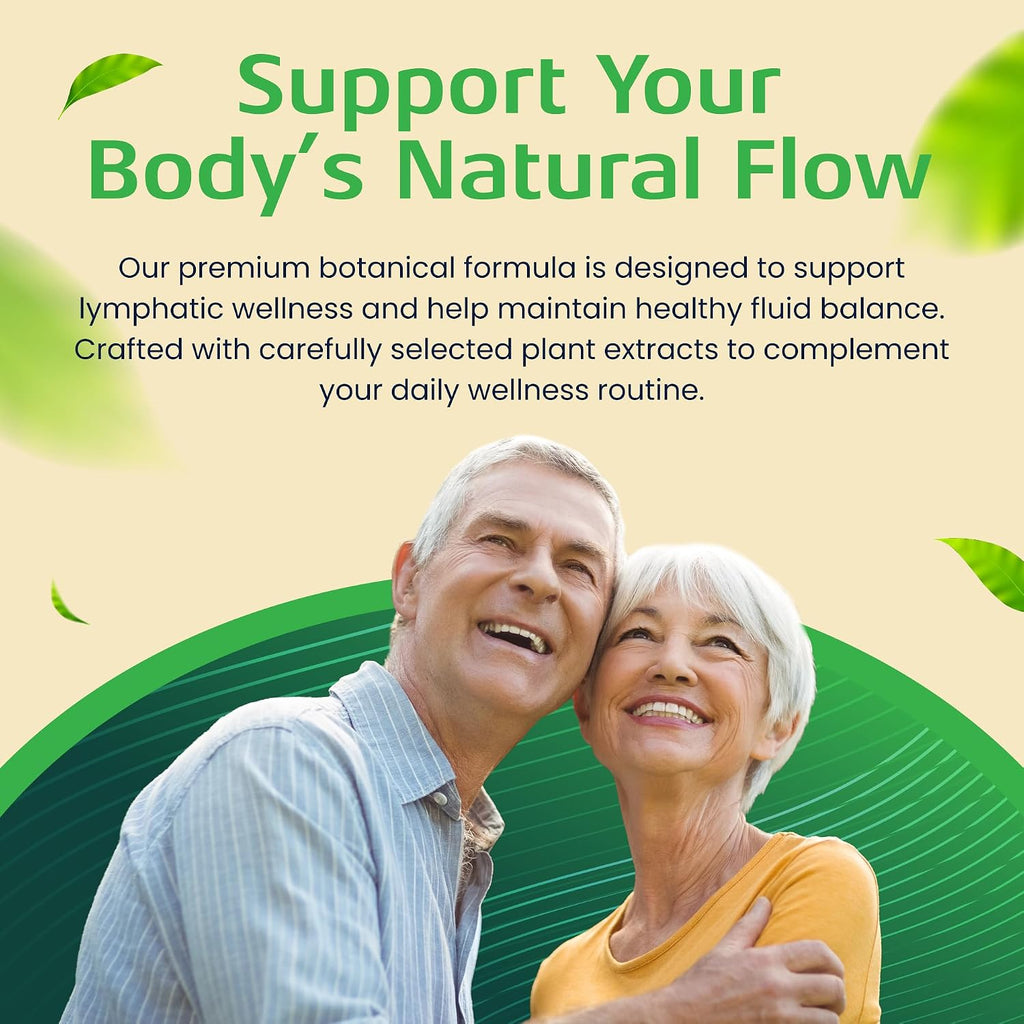 Lymph Savior Suplemento de Apoyo Linfático a Base de Plantas - Trébol Rojo, Castaño de Indias y Bardana - No-GMO, Hecho en EE.UU. - 30 Días