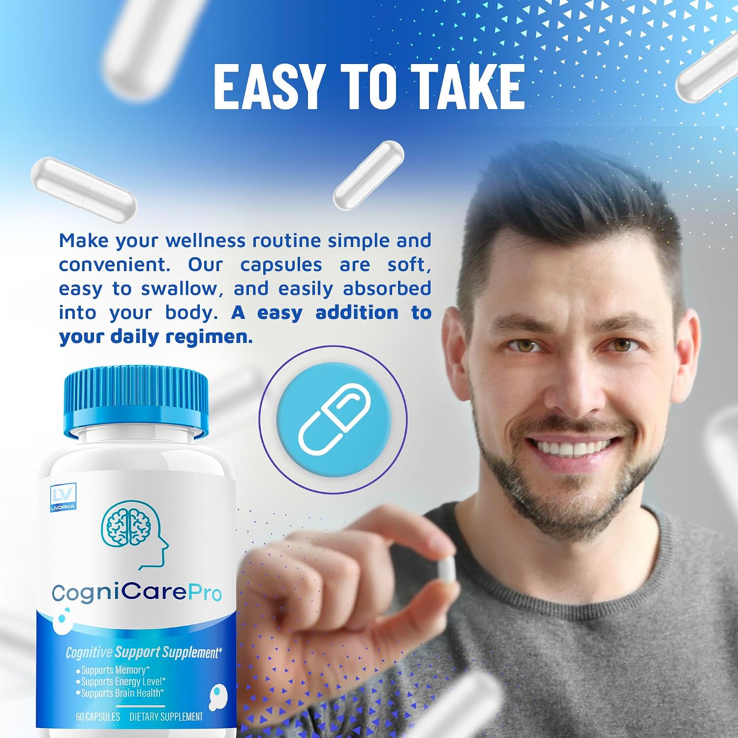 Cognicare Pro (2 Paquetes) - 120 Cápsulas - Fórmula Avanzada