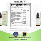 Complejo B Líquido de Alta Potencia – Gotas Completas de Vitaminas B – Sabor Fresa, Sin Azúcar, No GMO – 60 Porciones (60 ml)