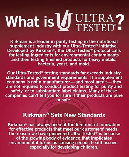 Kirkman Children's Multivitamin & Mineral – Vitamina E (como acetato de DL-alfa-tocoferilo): Protege a las células – Image 4
