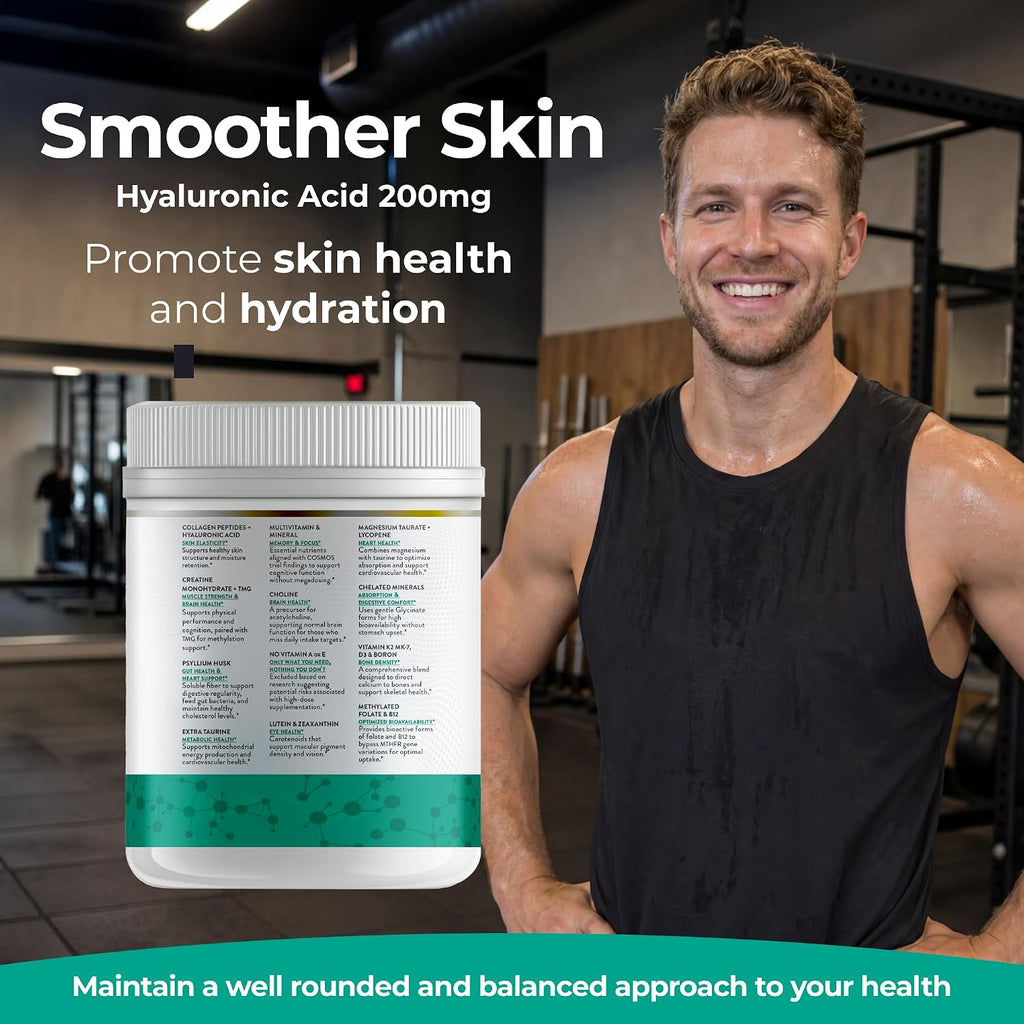 Dr Brad Stanfield MicroVitamin+ Multivitamínico Metilado con Creatina y Colágeno (Mixed Berry)