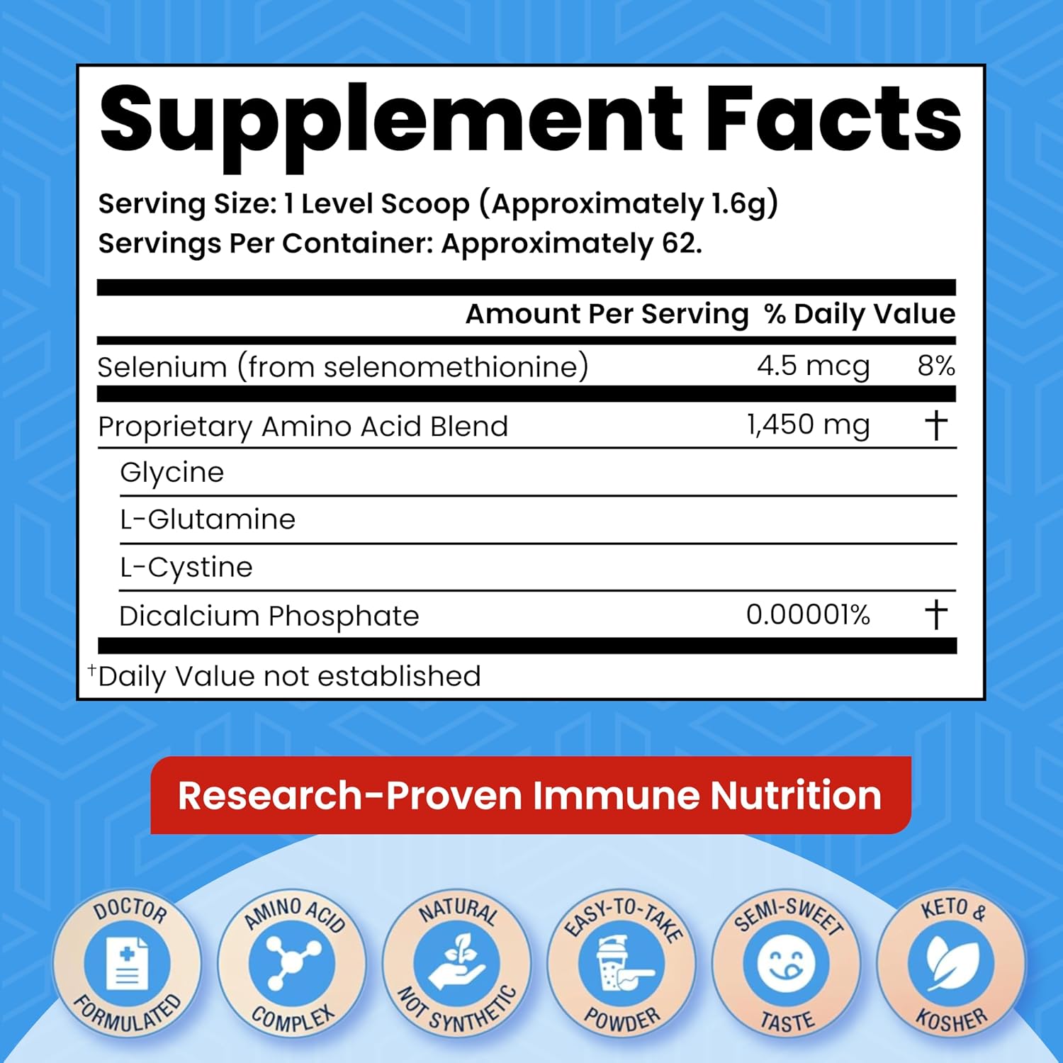 ProImmune Immune Formulation 200 – Suplemento de Glutatión en Polvo (62 porciones)