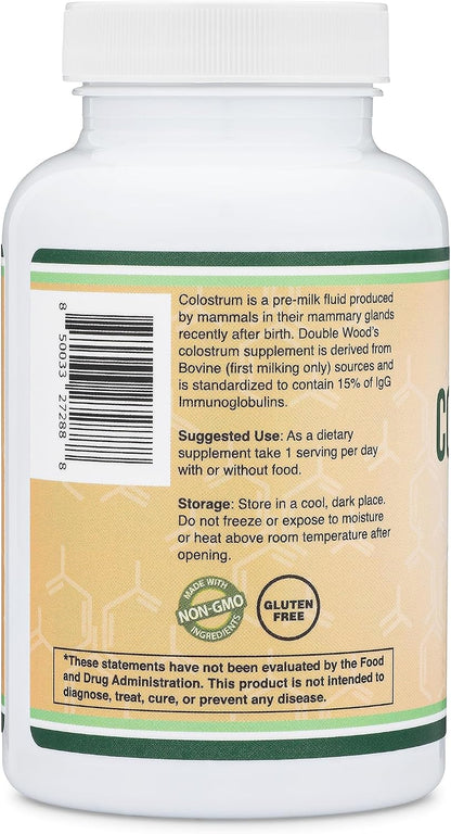 Suplemento de Calostro Bovino, 120 Cápsulas, 1.000 mg por Porción – Image 6