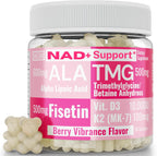 SHIZAM Gummies de ALA, Fisetina, TMG, Vitamina D3 y K2