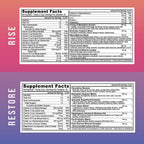 Youngevity Beyond Tangy Tangerine 3.0 Rise & Restore | Dual-System Supplement for Day & Night | Natural Energy, Cognitive Immune & Digestive Support | Acai Pomegranate & Raspberry Lemon
