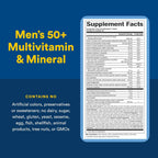 Natural Factors Multivitamínico y Mineral para Hombres 50+, 60 Comprimidos