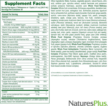 NaturesPlus Ultra Source of Life Liquid – Vitamina A (beta-caroteno) : contribuye al mantenimiento de la visión – Image 5