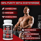 Orisilico Beta Ecdisterona y Turkesterona 1400 mg – 98% Pureza – 60 Cápsulas