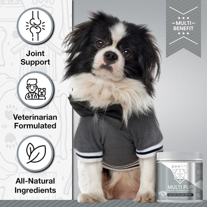 Pawlife Multivitamínico Natural en Masticables Blandos para Perros con Glucosamina, Condroitina y Probióticos – Apoyo – Image 3