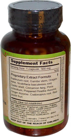 Dragon Herbs Bupleurum y Hueso de Dragón - 500 mg - 100 Cápsulas Vegetarianas